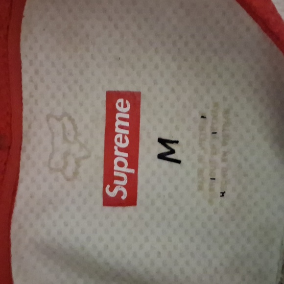 Supreme Red and White Racing Jersey - Picture 3 of 4